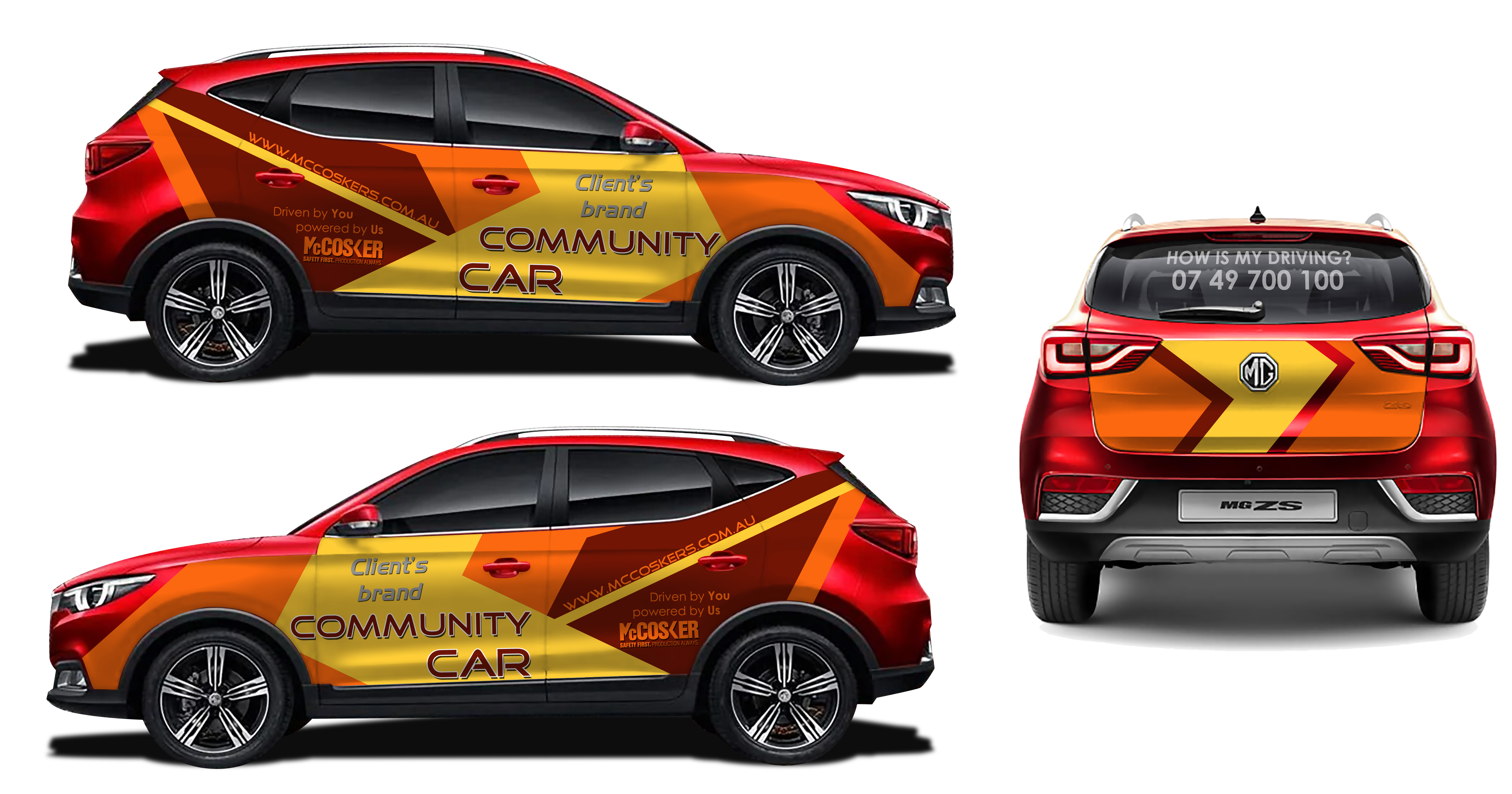 Car Wrap Design by AZ_Studio for McCosker contracting  | Design #31270269