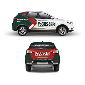 Car Wrap Design by DG+ for McCosker contracting  | Design: #31239686