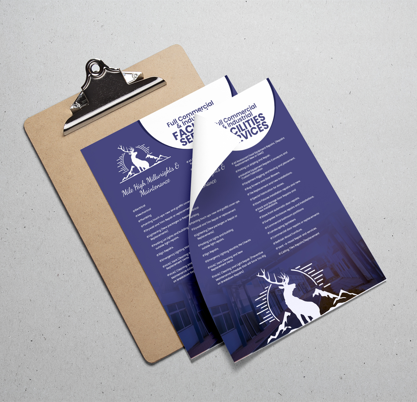 Flyer Design by Hitbar for Mile High Millwrights and Maintenance | Design #31194342