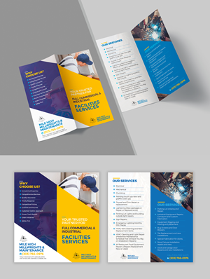 Flyer Design by mscreations.lk for Mile High Millwrights and Maintenance | Design: #31197956