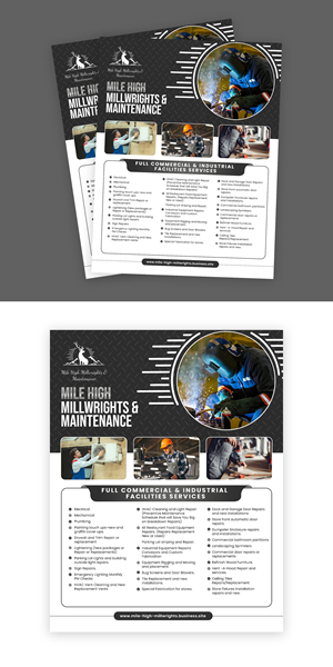 Flyer Design by debdesign for Mile High Millwrights and Maintenance | Design: #31194540