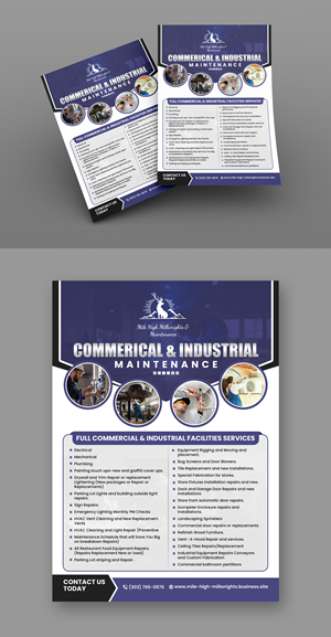 Flyer Design by debdesign for Mile High Millwrights and Maintenance | Design: #31194640