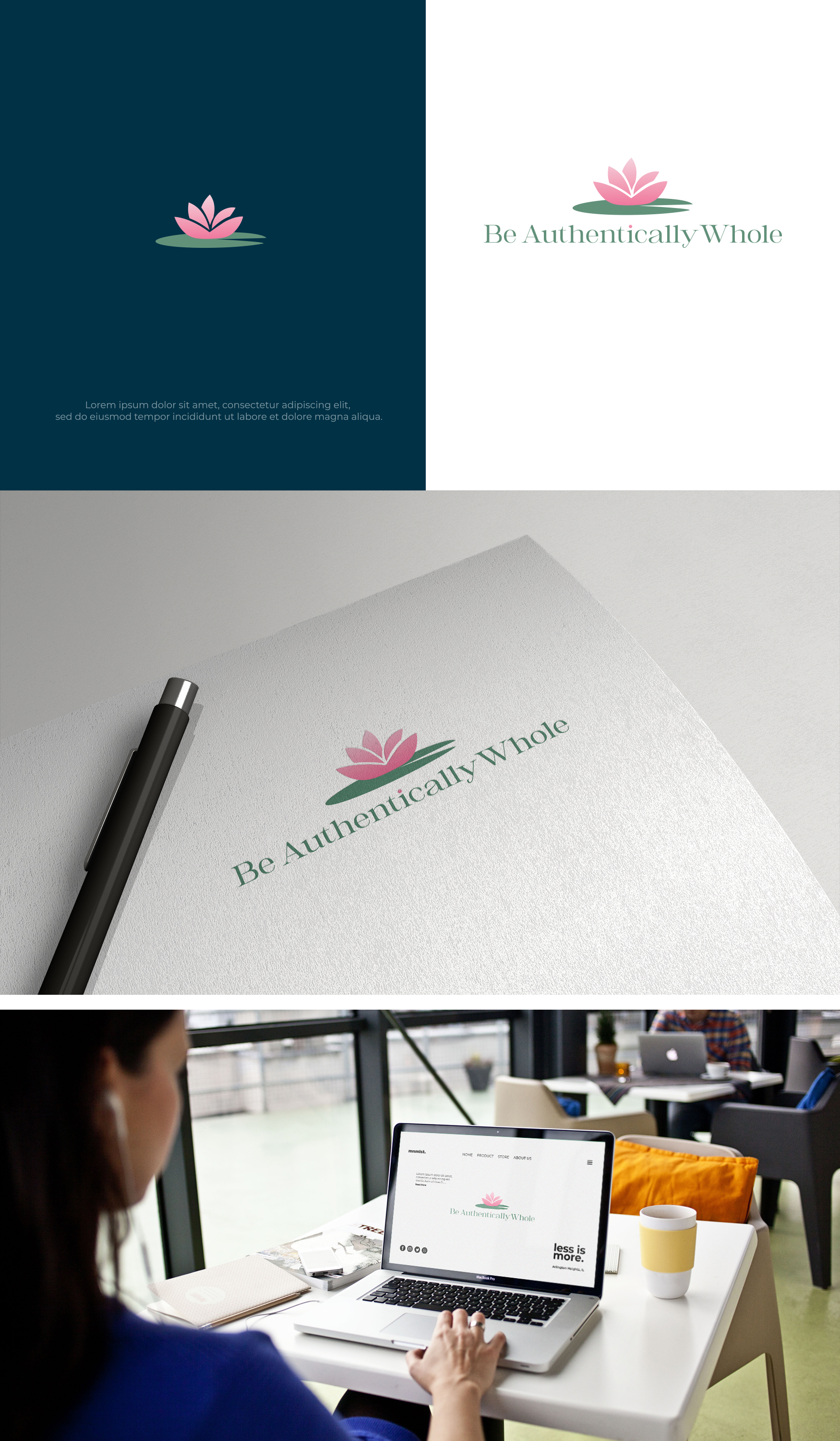 Logo Design by Senpachie for Be Authentically Whole | Design #31226215