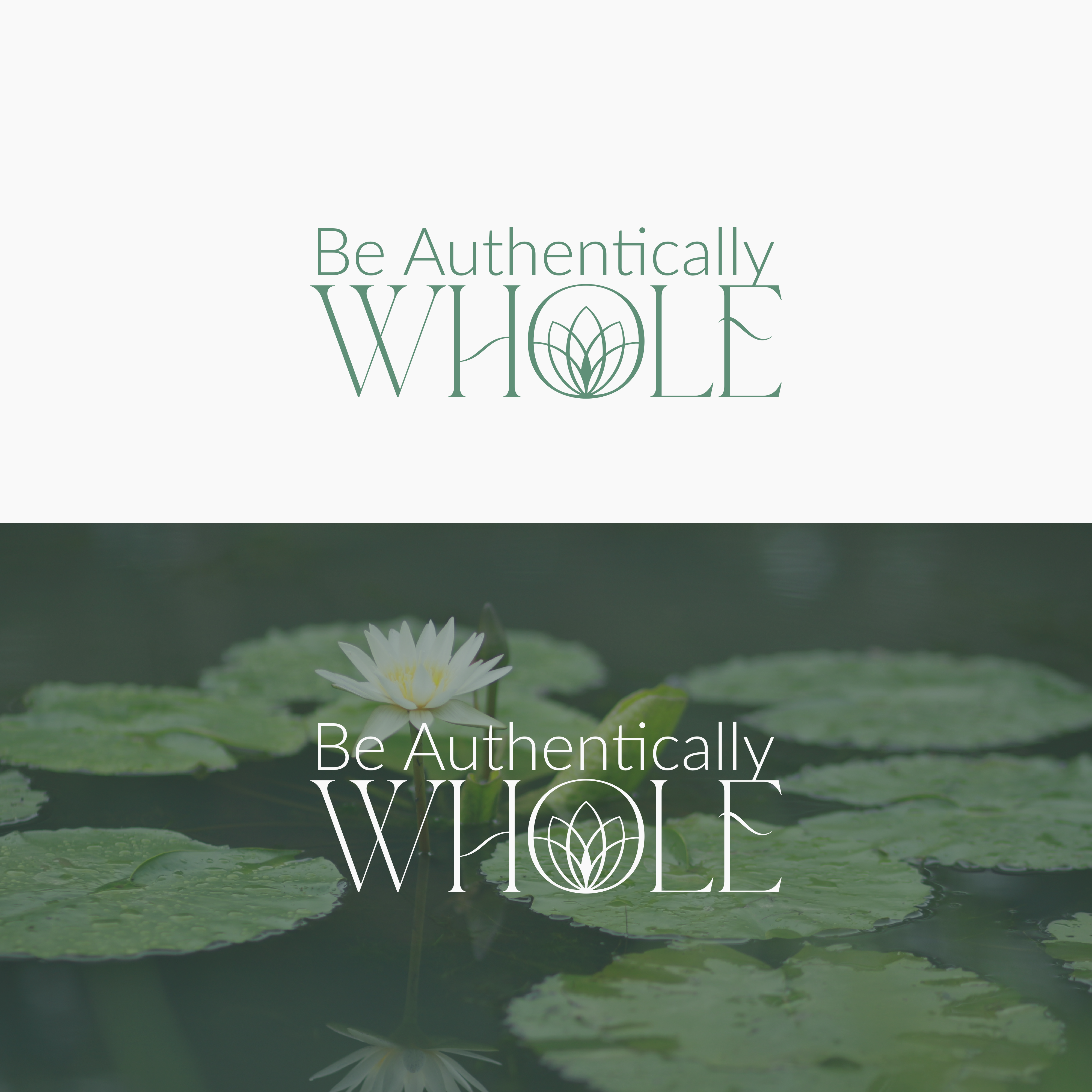 Logo-Design von marunstudio für Be Authentically Whole | Design #31186869
