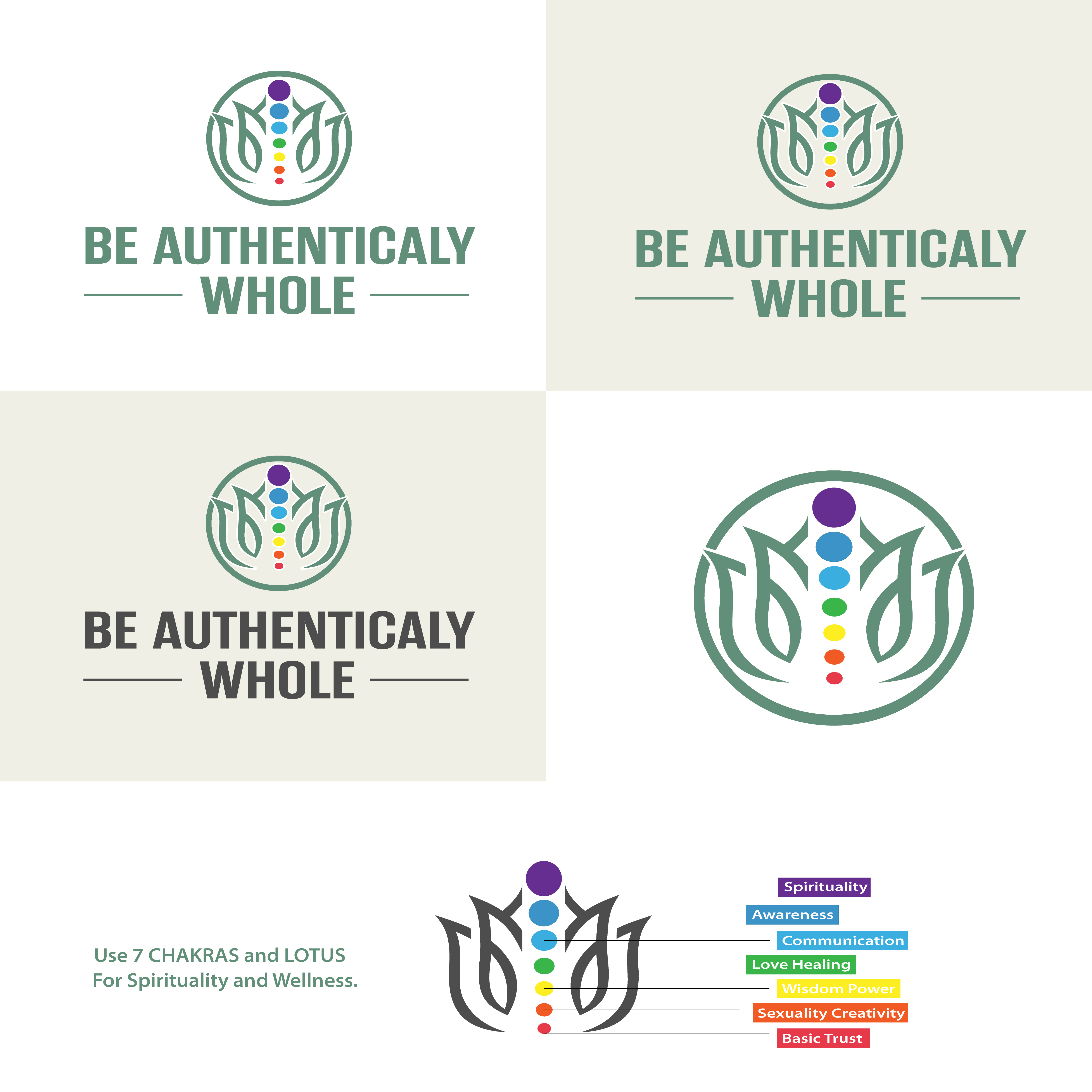 Logo Design by TripleAesthetic for Be Authentically Whole | Design #31264480
