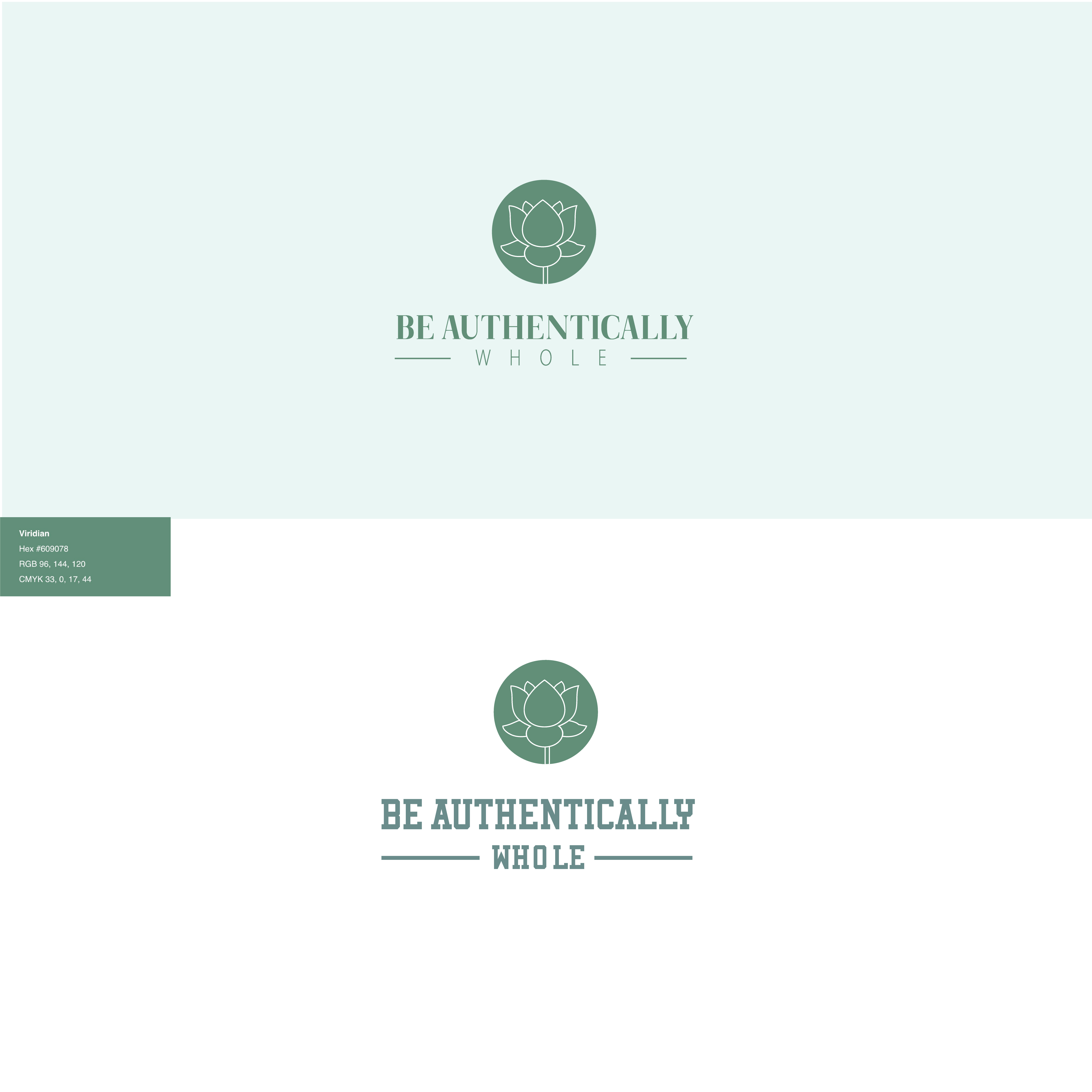 Logo Design by Mdelias987 for Be Authentically Whole | Design #31191693