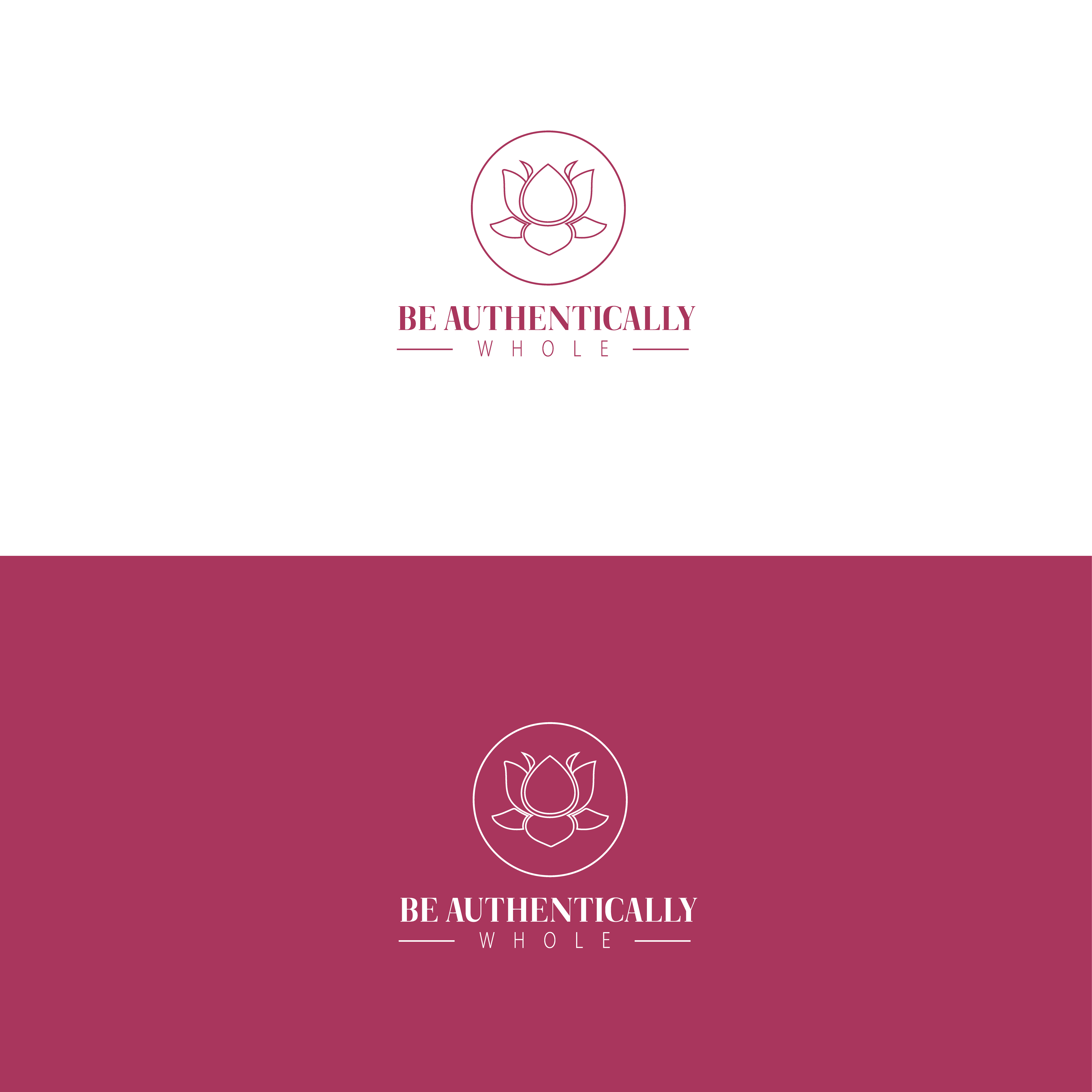 Logo-Design von Mdelias987 für Be Authentically Whole | Design #31192440