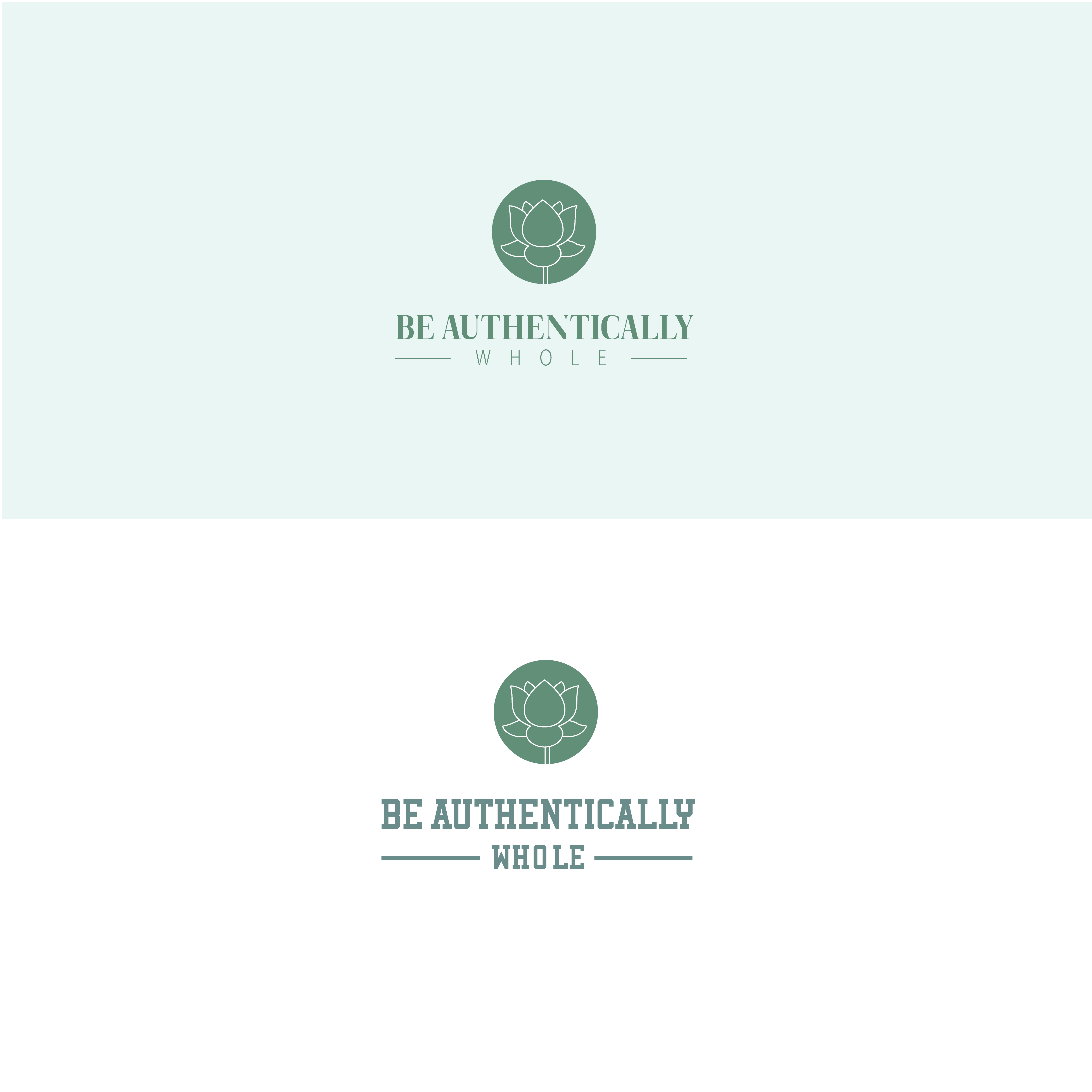 Logo-Design von Mdelias987 für Be Authentically Whole | Design #31192754