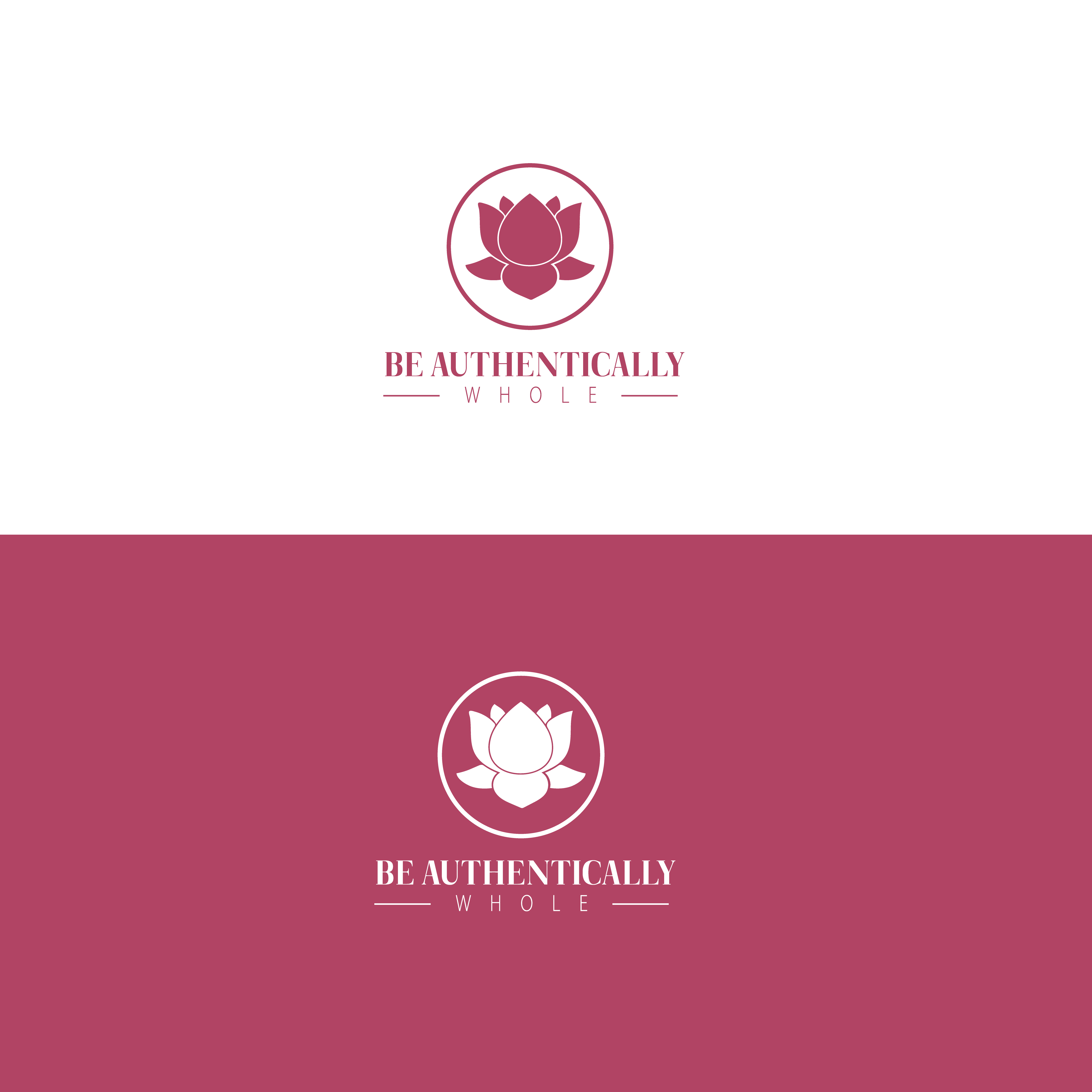 Logo-Design von Mdelias987 für Be Authentically Whole | Design #31192756