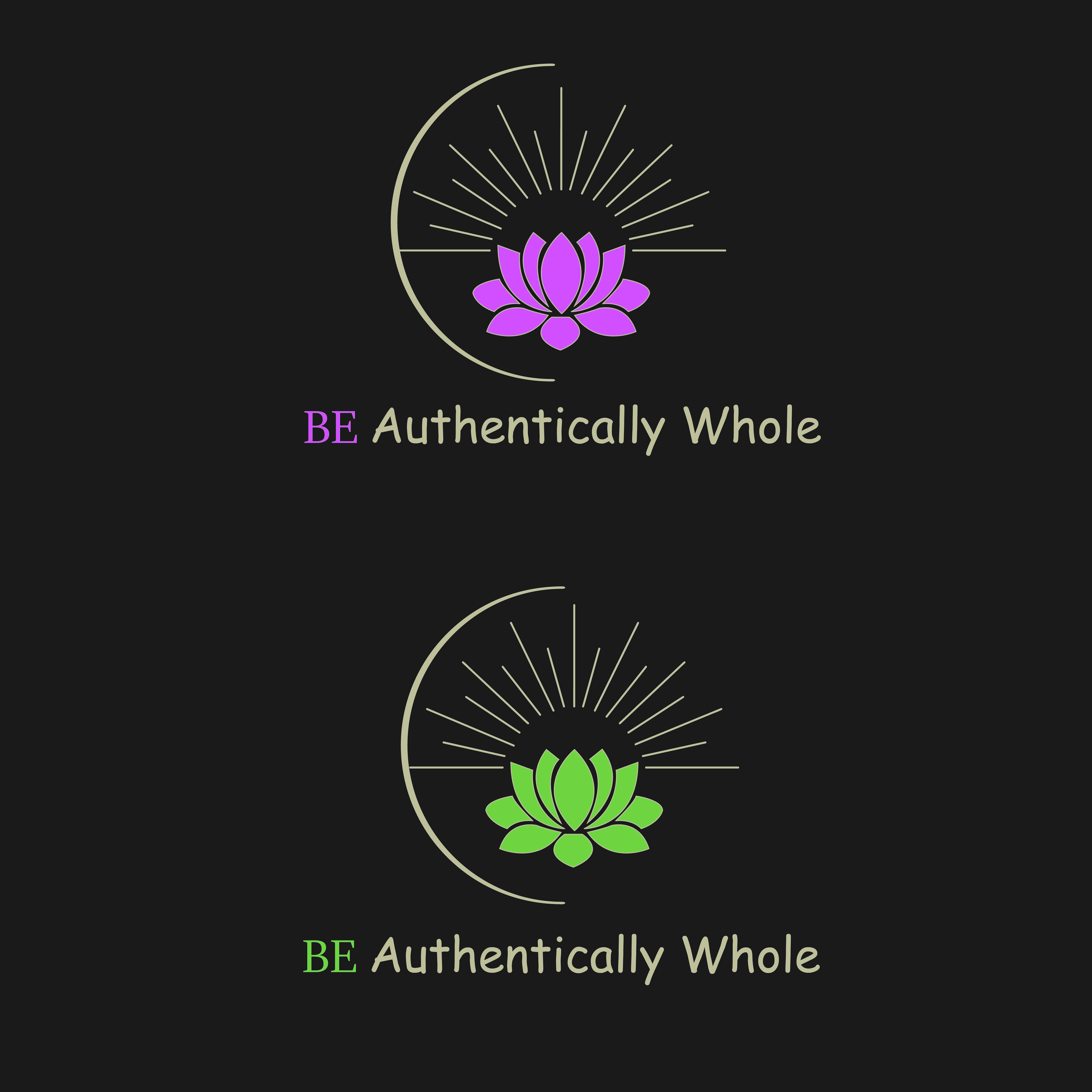 Logo Design by Blacky291 for Be Authentically Whole | Design #31255397