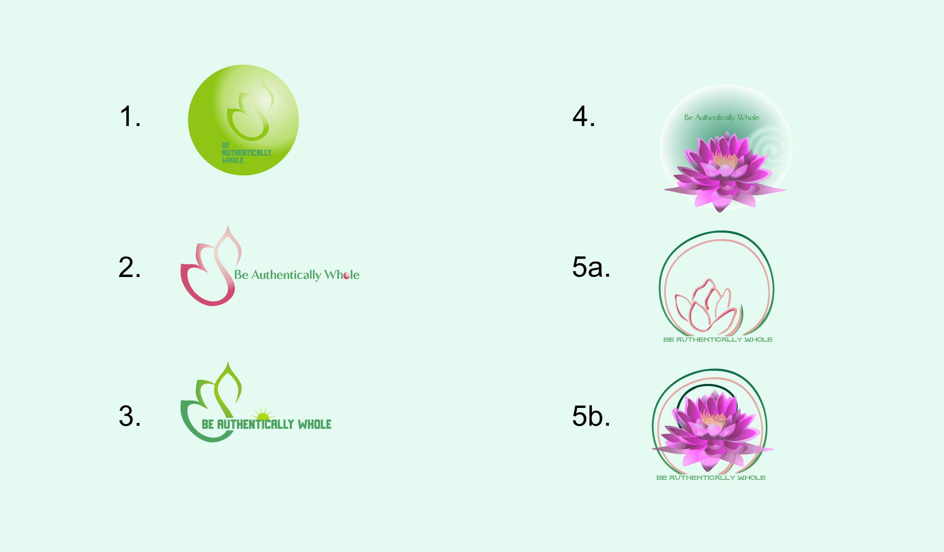 Logo Design by lucy_diana for Be Authentically Whole | Design #31258897