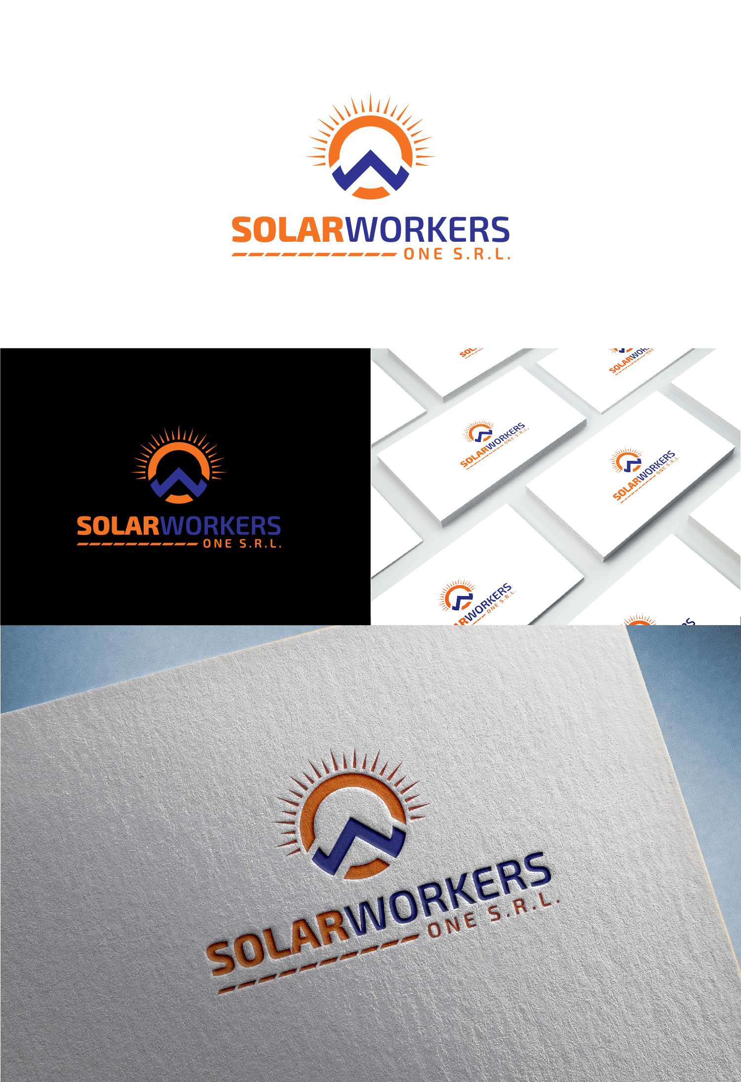 Logo Design by S.H Designs for SOLARWORKERS ONE SRL | Design #31184095