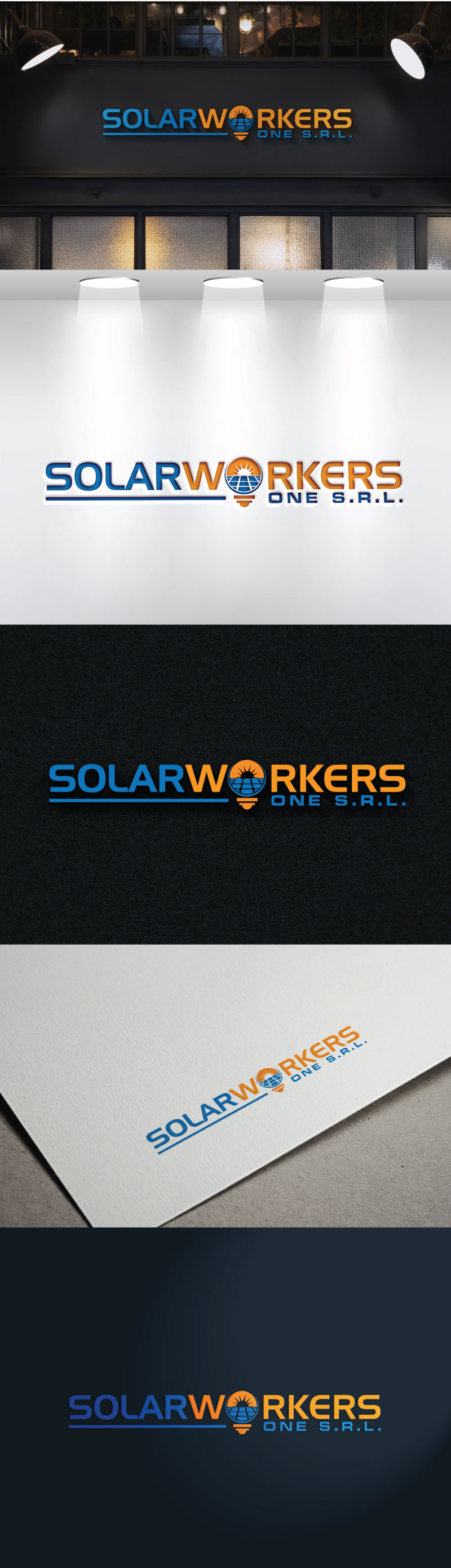 Logo Design by lijenta for SOLARWORKERS ONE SRL | Design #31196859