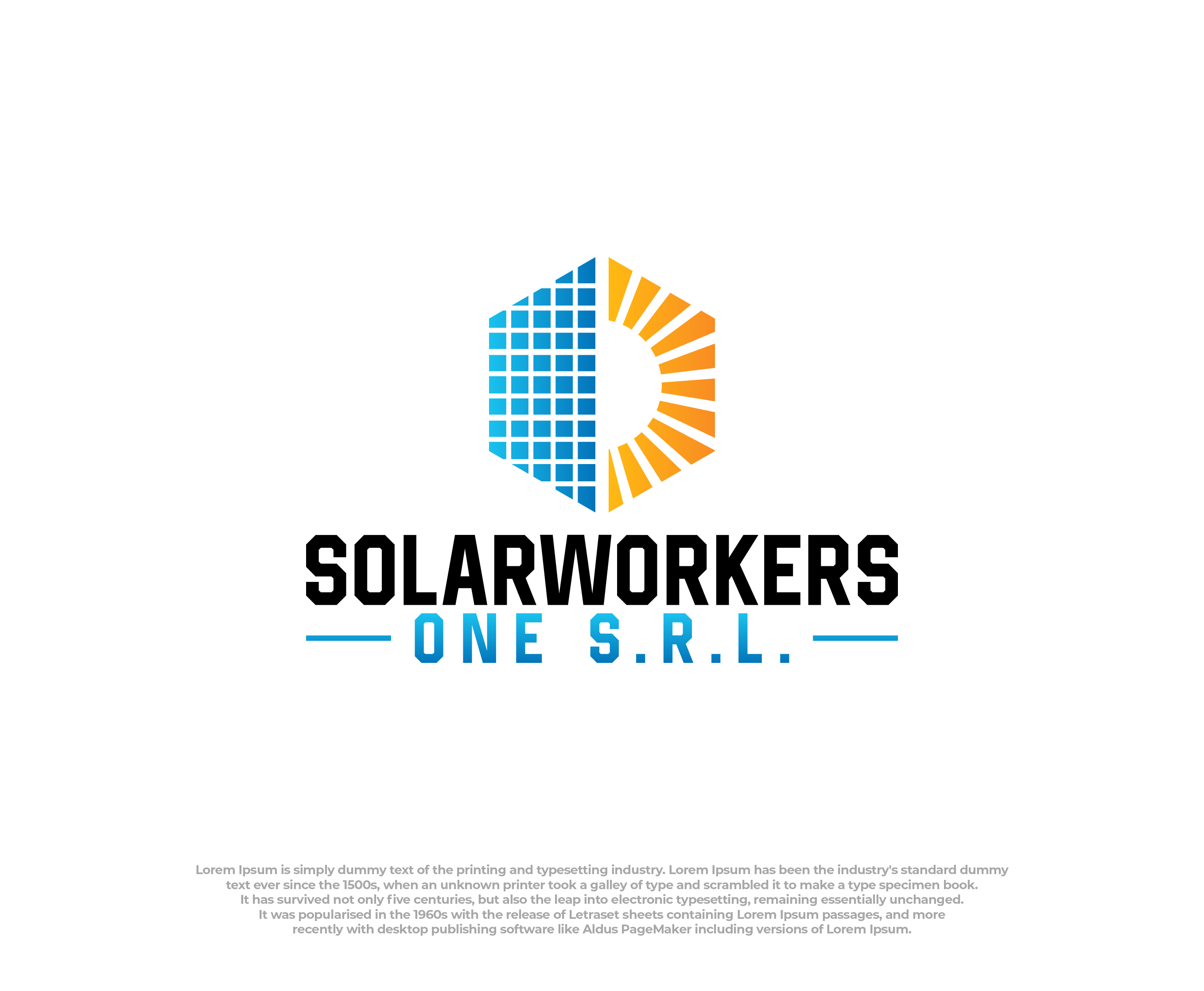 Diseño de Logo por EnigmaArt para SOLARWORKERS ONE SRL | Diseño #31198293