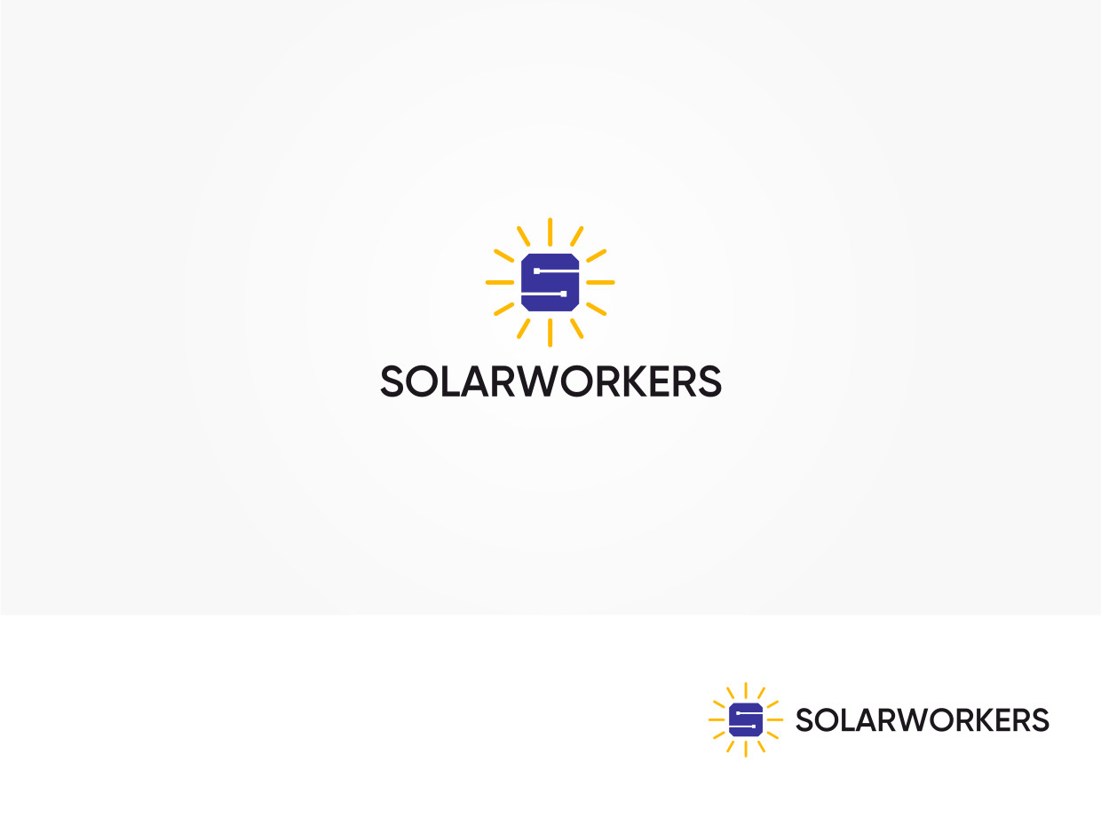 Logo Design by Atvento Graphics for SOLARWORKERS ONE SRL | Design #31189078