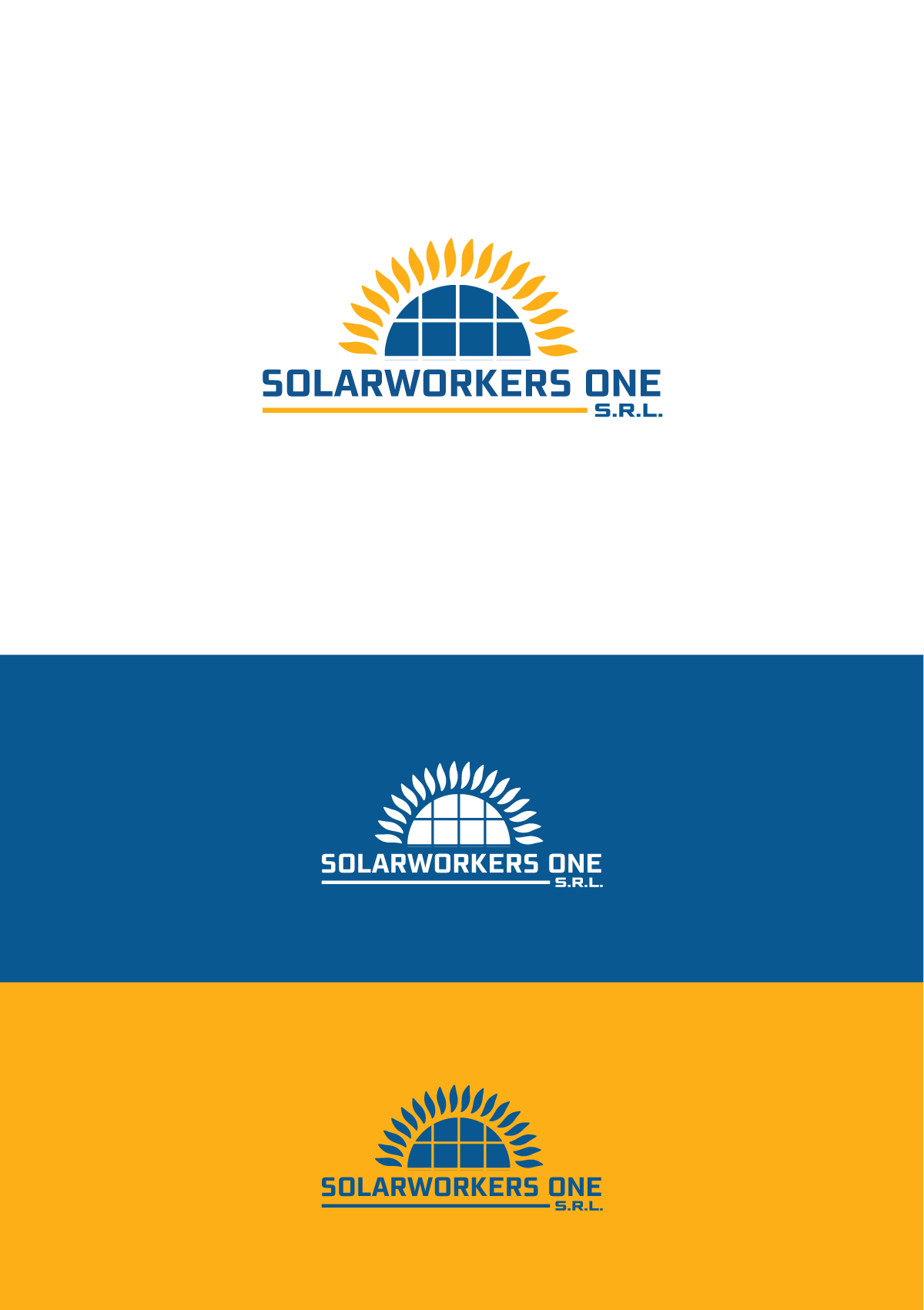 Logo Design by MX-Design for SOLARWORKERS ONE SRL | Design #31195137