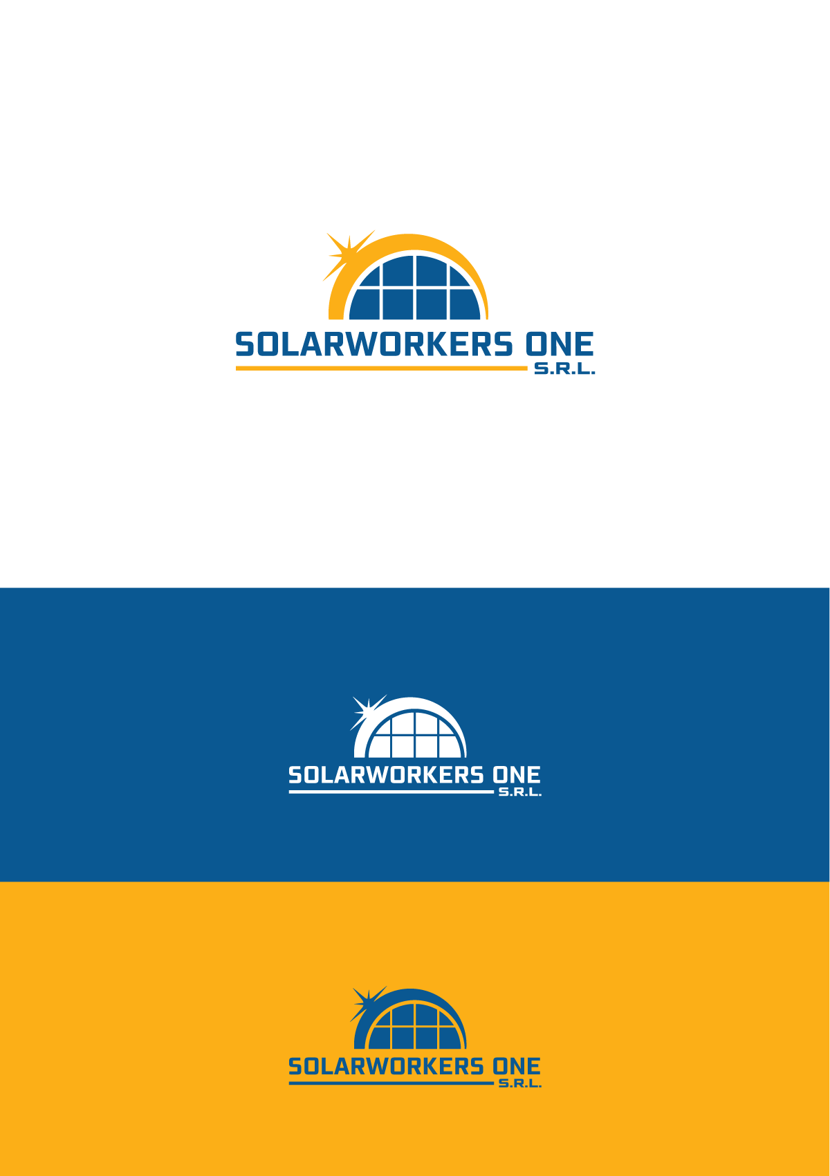 Logo Design by MX-Design for SOLARWORKERS ONE SRL | Design #31195232