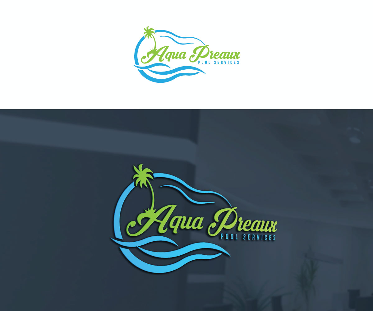 Diseño de Logo por Srk pix!14 para Aqua Preaux Pool Service | Diseño #31194712