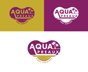 Logo Design by RA-bica for Aqua Preaux Pool Service | Design: #31207838