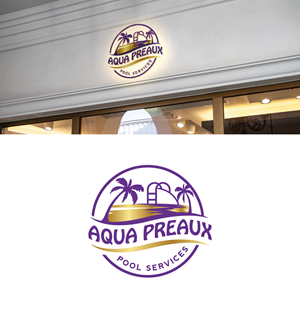 Logo Design by Mk_Graphix for Aqua Preaux Pool Service | Design: #31194560