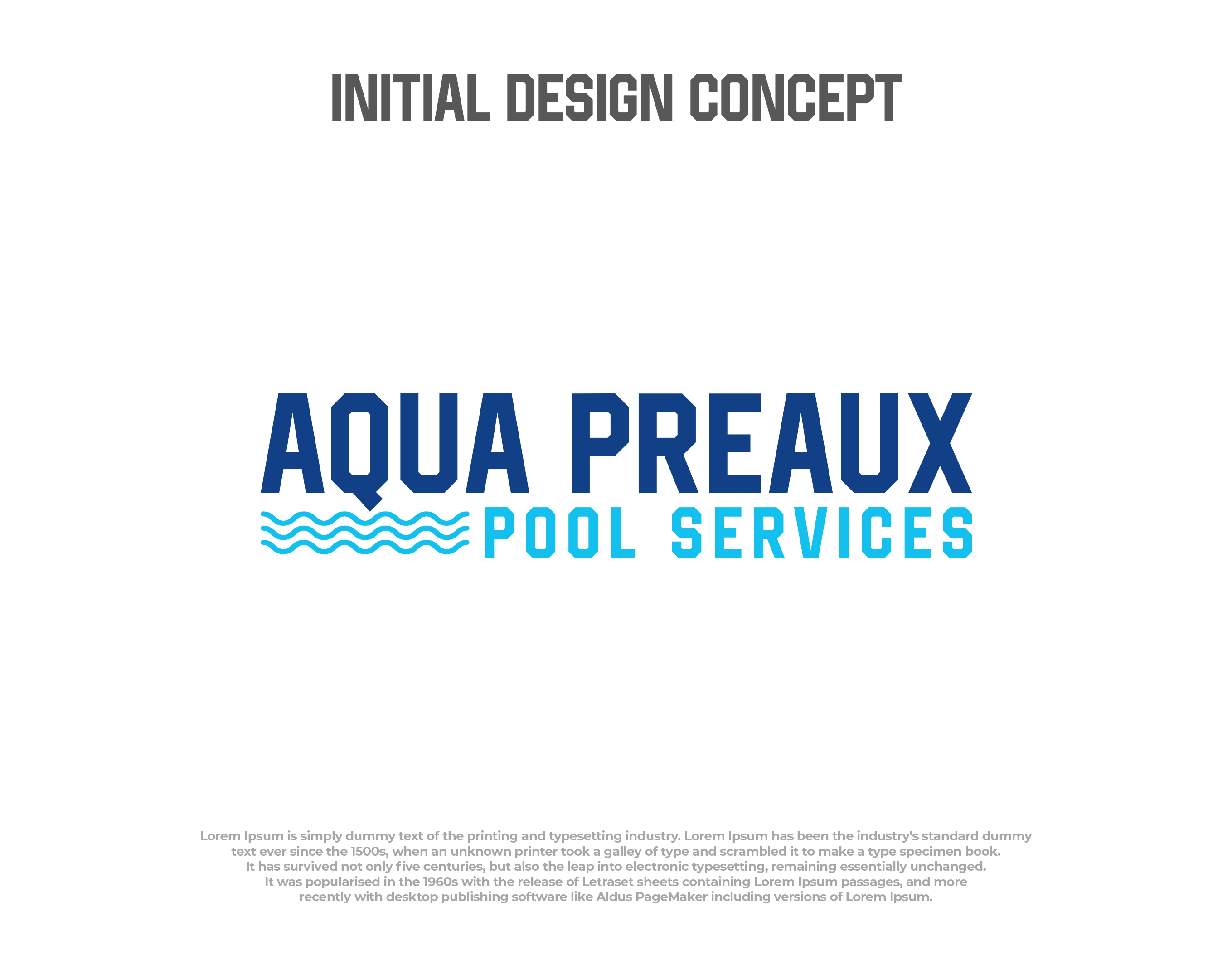 Diseño de Logo por EnigmaArt para Aqua Preaux Pool Service | Diseño #31230578