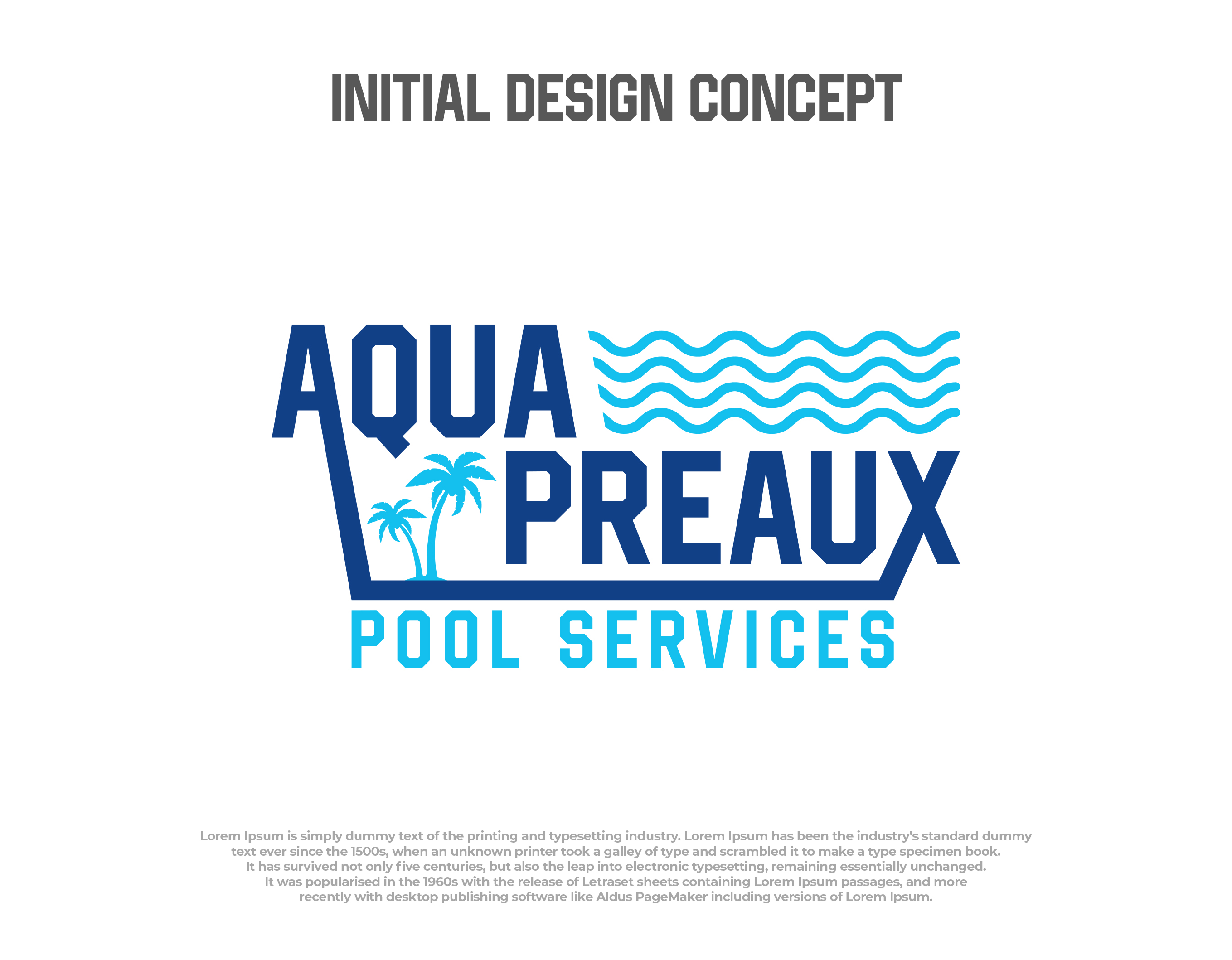 Diseño de Logo por EnigmaArt para Aqua Preaux Pool Service | Diseño #31230597