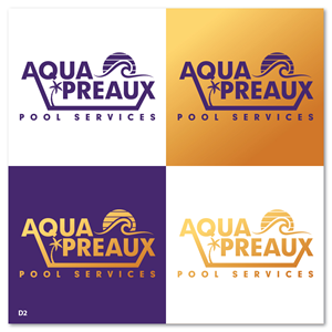 Logo Design by Sujit Banerjee for Aqua Preaux Pool Service | Design: #31190723