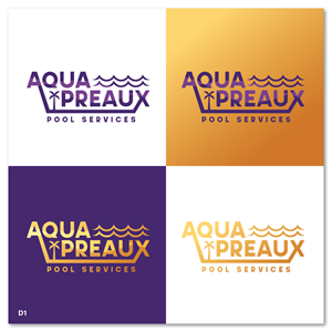 Logo Design by Sujit Banerjee for Aqua Preaux Pool Service | Design: #31190725