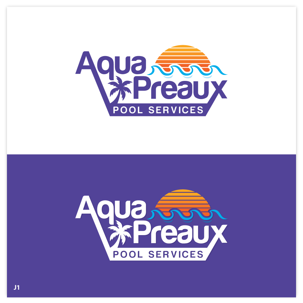 Logo Design by Sujit Banerjee for Aqua Preaux Pool Service | Design #31190726
