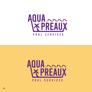 Logo Design by Sujit Banerjee for Aqua Preaux Pool Service | Design: #31190727