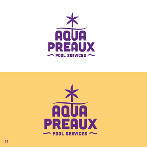 Logo Design by Sujit Banerjee for Aqua Preaux Pool Service | Design: #31190729