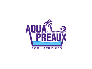 Logo Design by Owltive for Aqua Preaux Pool Service | Design: #31187642