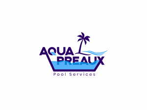 Logo Design by Owltive for Aqua Preaux Pool Service | Design: #31209547
