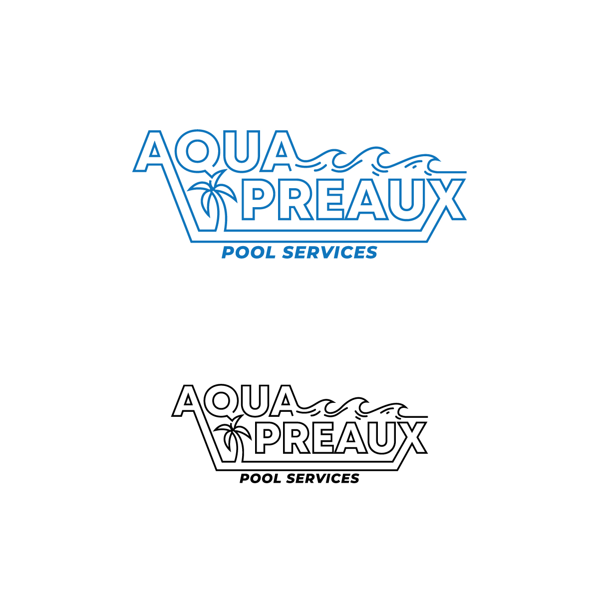 Logo Design by brand maker for Aqua Preaux Pool Service | Design #31191259