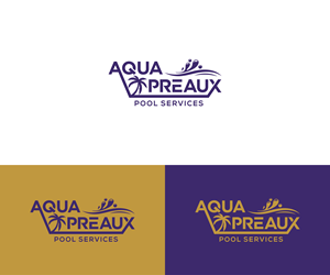 Logo Design by N M Designs for Aqua Preaux Pool Service | Design: #31230504