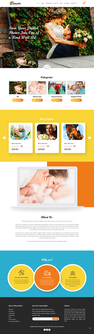 Web Design by pb for this project | Design: #31192102
