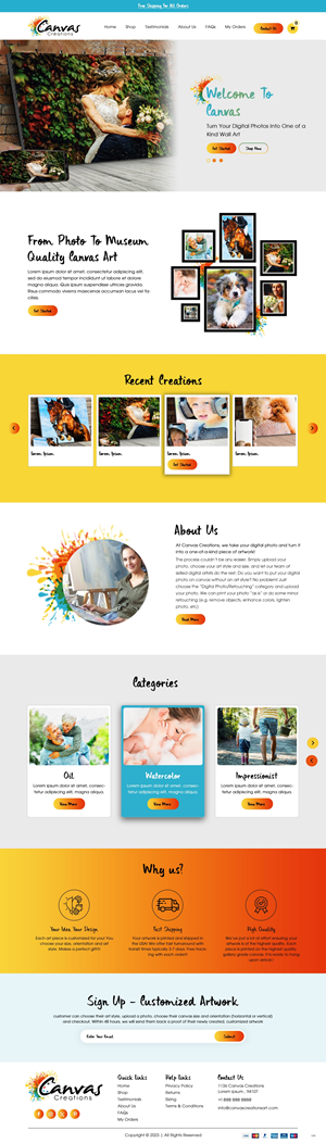 Web Design by pb for this project | Design: #31197485