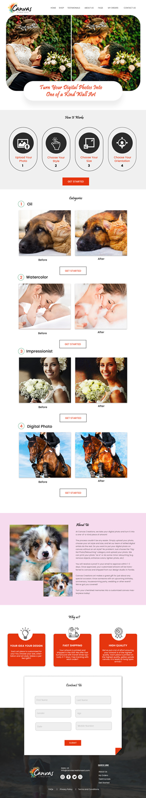 Diseño Web por Creations Box 2015 para este proyecto | Diseño #31195474