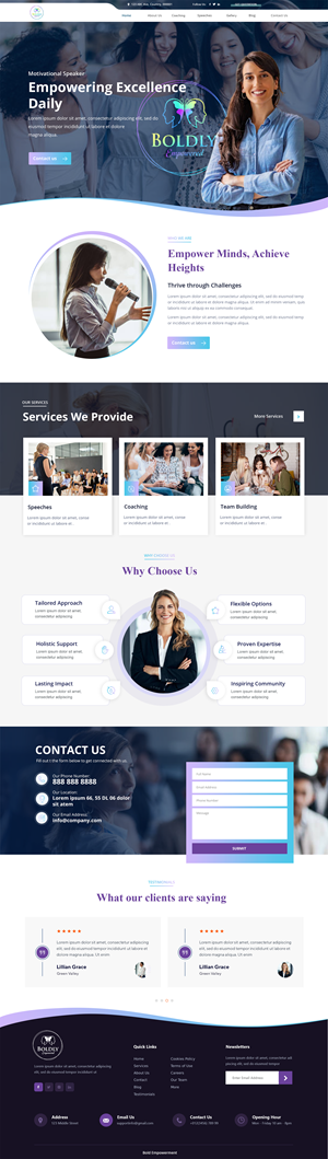 Wix-Design von Andrew Asiimwe für dieses Projekt | Design: #31192886