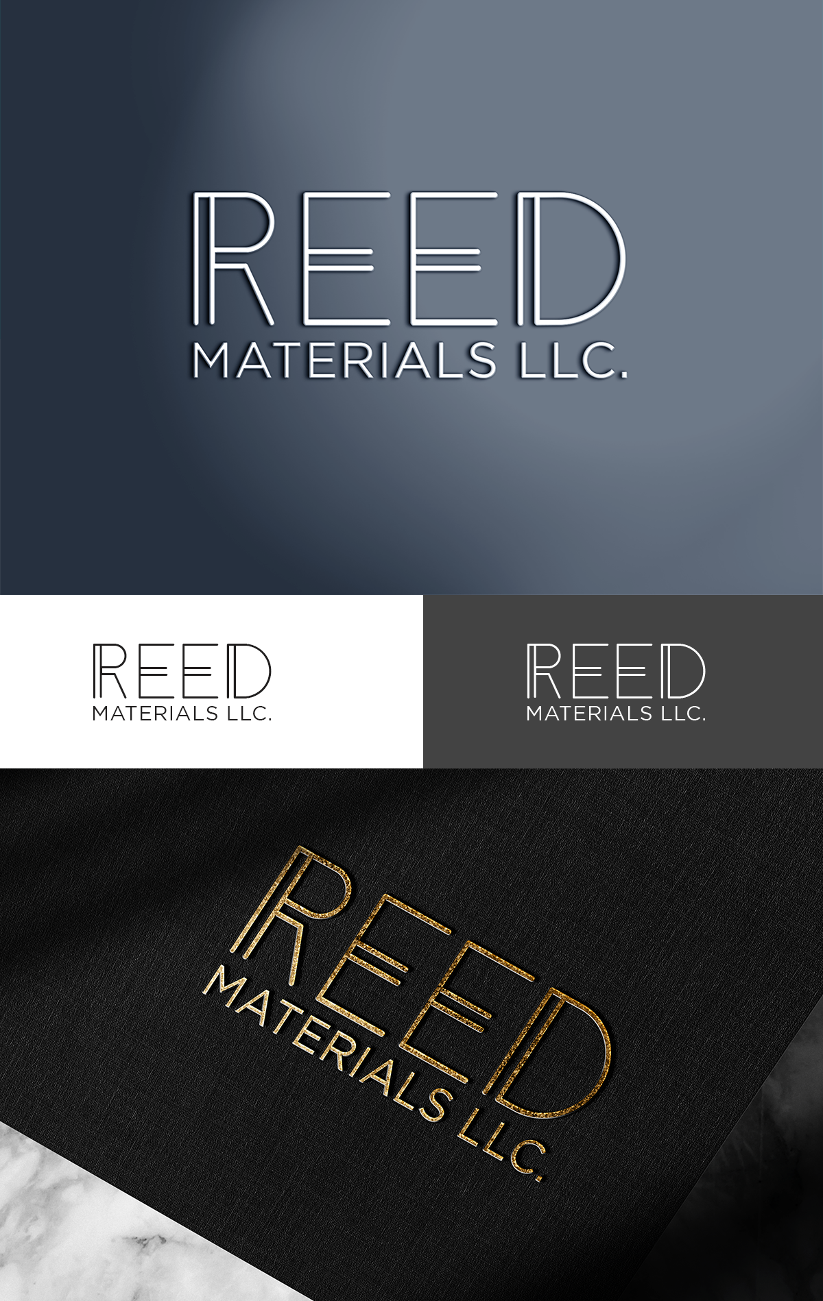 Logo Design by SR Creations. for Reed Materials Llc | Design #31195487