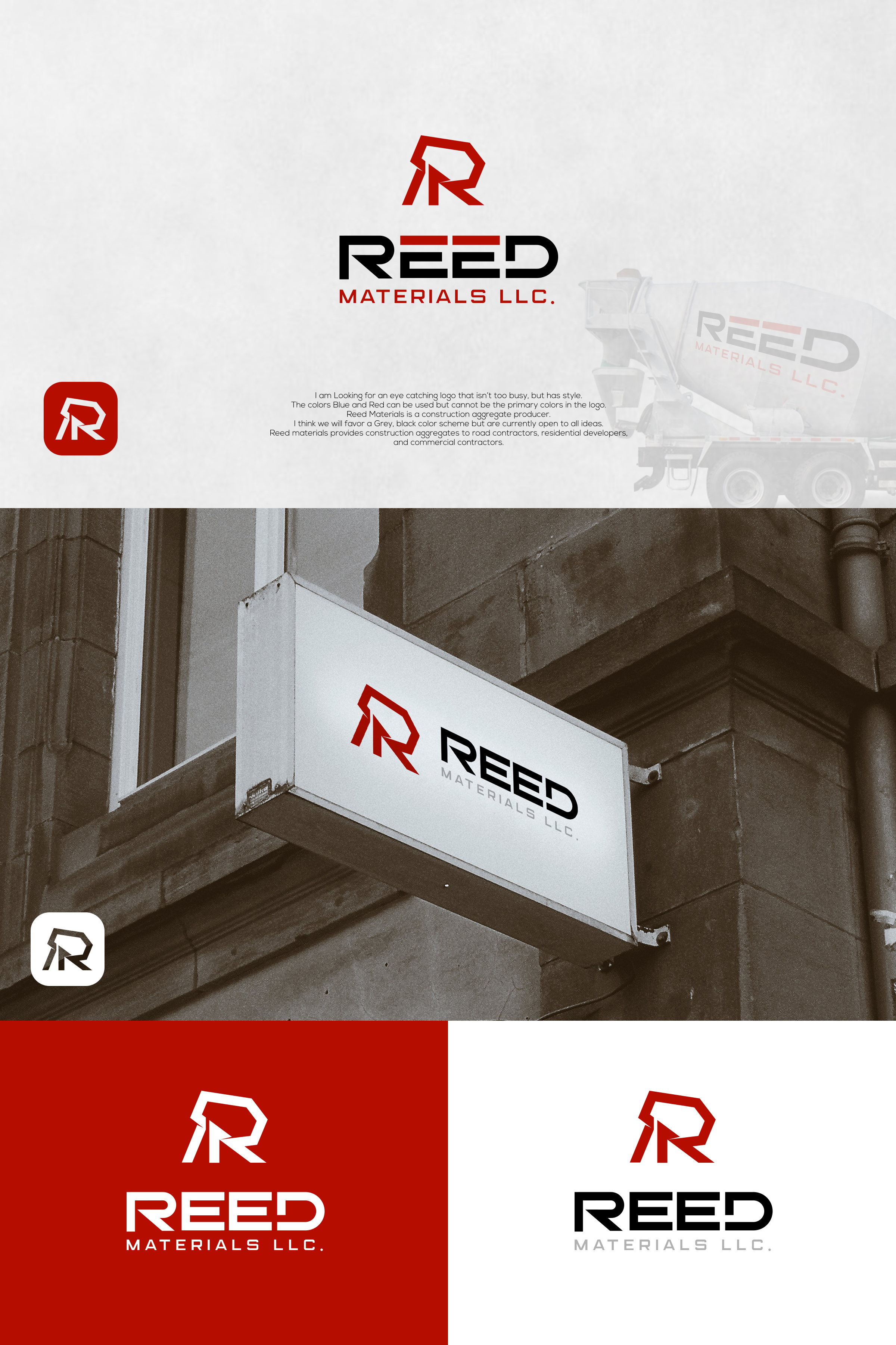 Logo Design by Logooos for Reed Materials Llc | Design #31230467