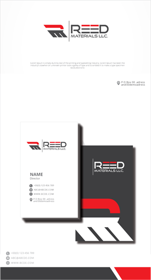 Logo Design by zebronicgraphic for Reed Materials Llc | Design: #31190883