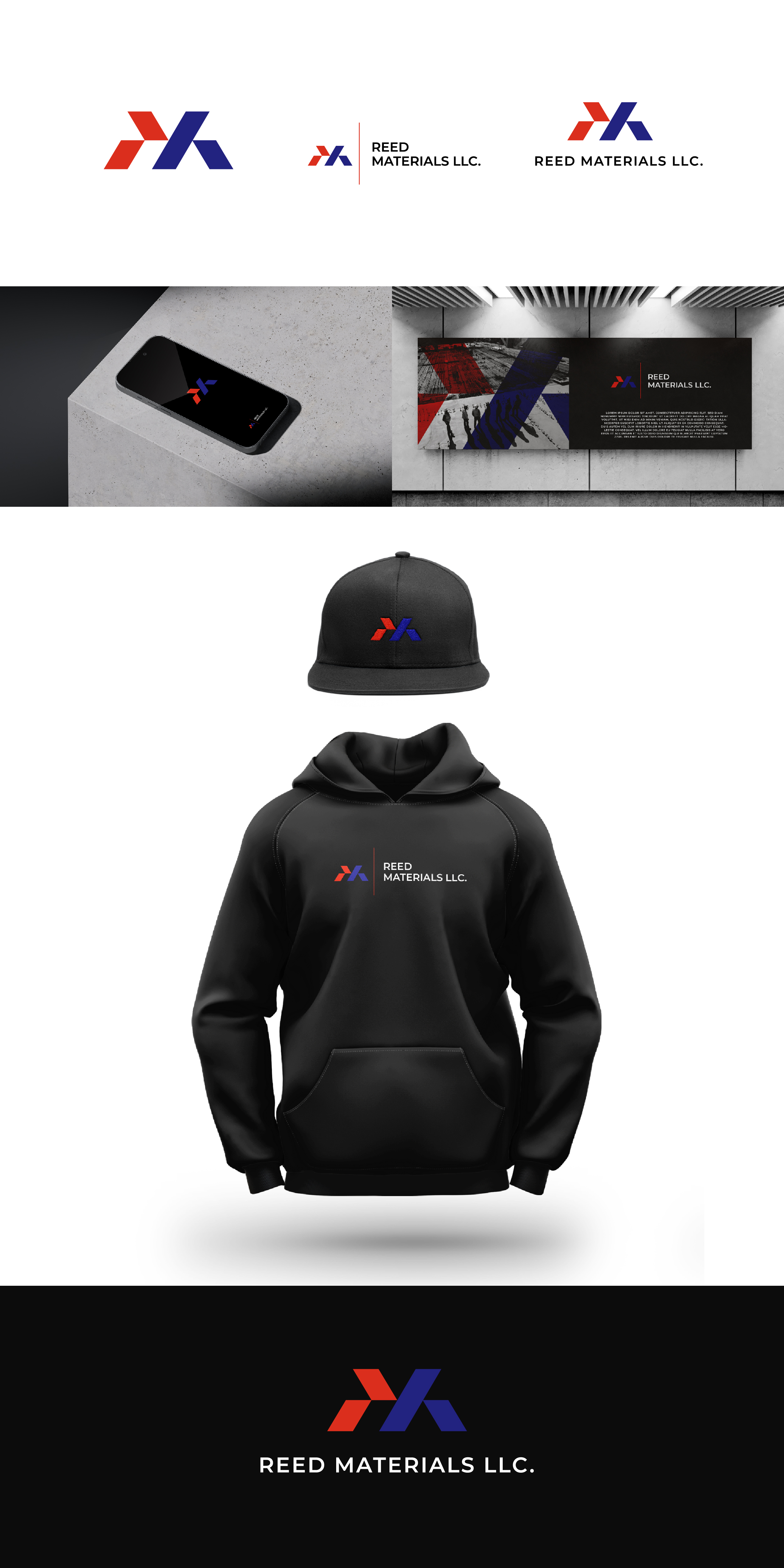 Logo Design by Neutra for Reed Materials Llc | Design #31196925