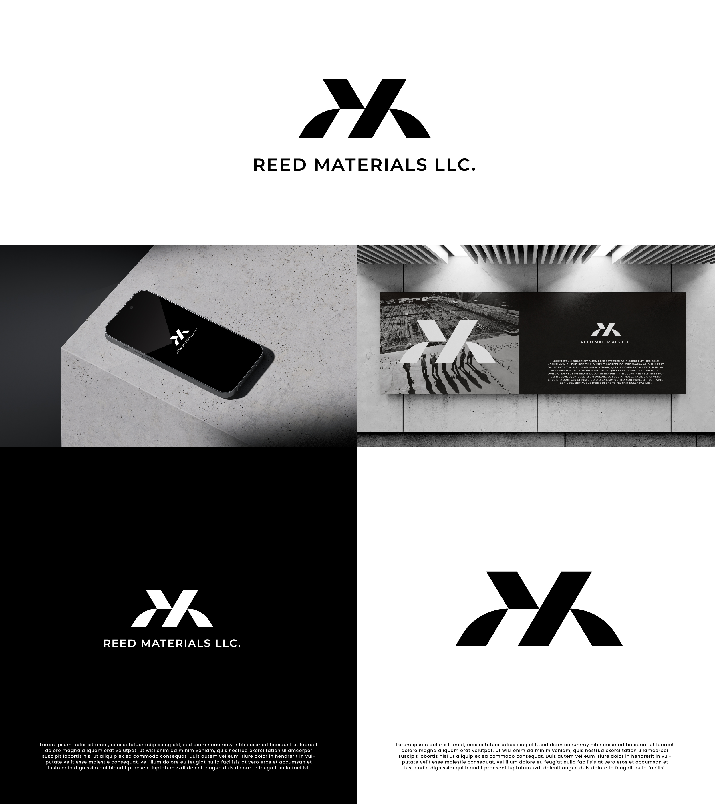 Logo Design by Neutra for Reed Materials Llc | Design #31196954