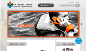  Great looking banner designs for our website www.indepthcases.com 