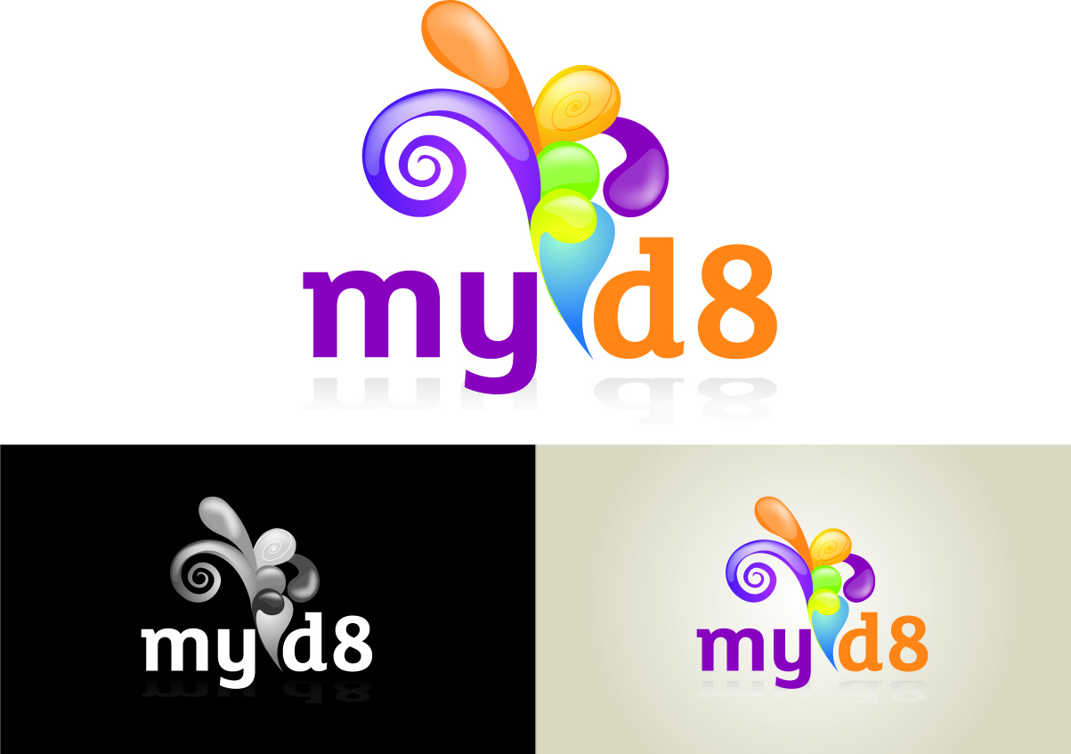 Logo Design by Lisa Yates for MyD8, INC | Design #68512
