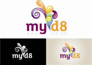 Logo Design by Lisa Yates for MyD8, INC | Design: #68512