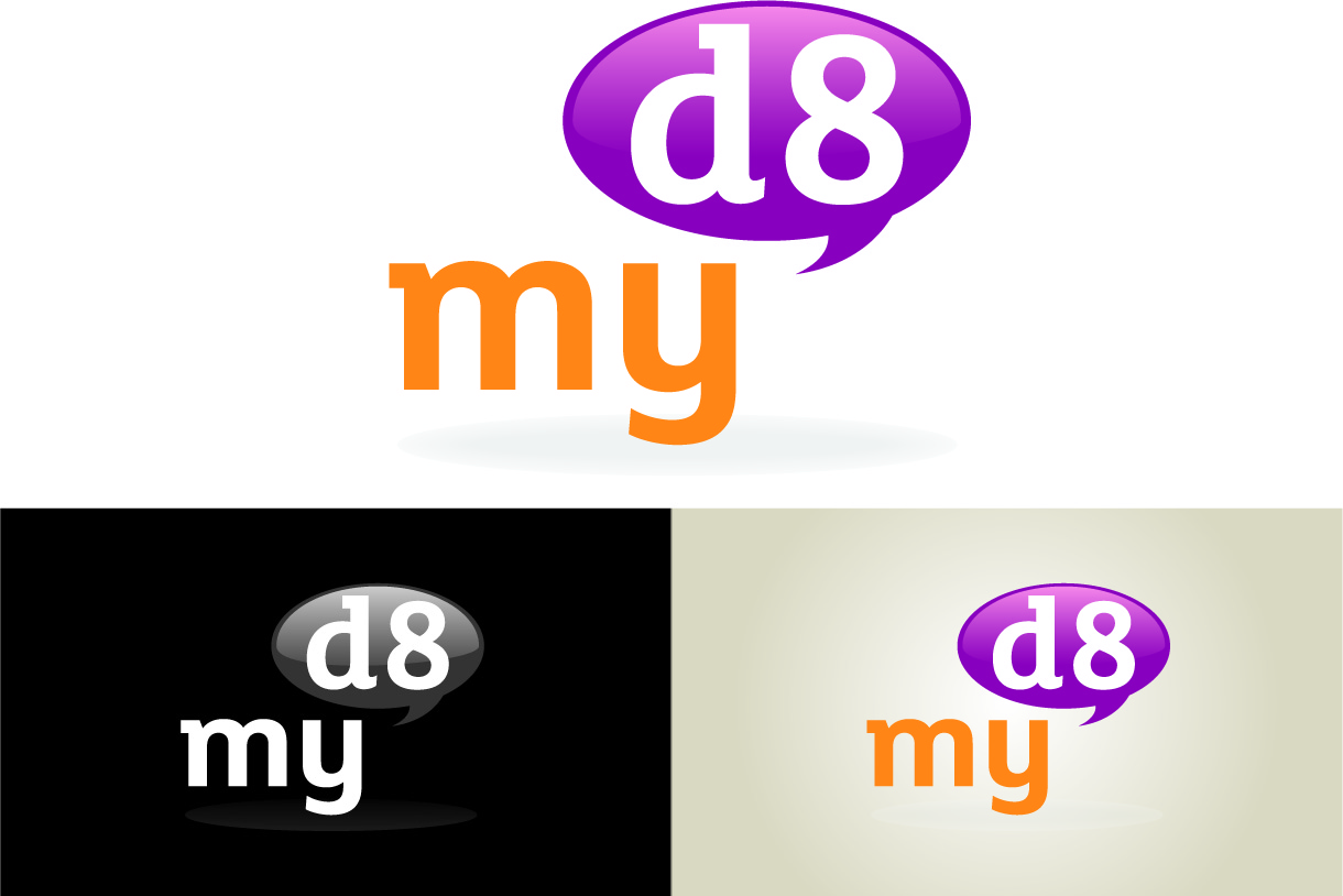 Logo Design by Lisa Yates for MyD8, INC | Design #68514