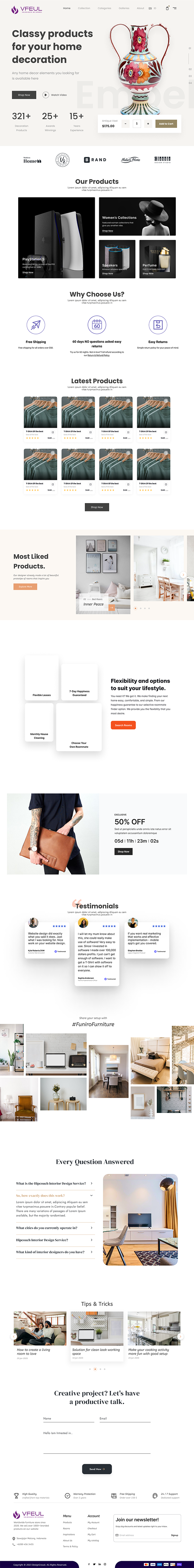 Web Design by Mohtasham H for this project | Design #31200653