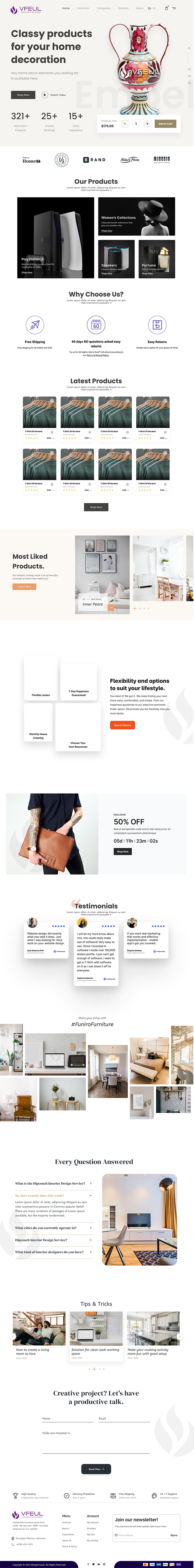 Web Design by Mohtasham H for this project | Design #31200654